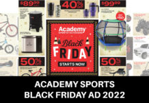 Academy Sports Black Friday Ad 2022