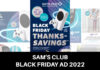 Sam's Club Black Friday ad 2022