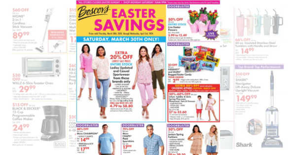 Boscov's Ad (3/28/24 - 4/3/24) Weekly Sales Preview