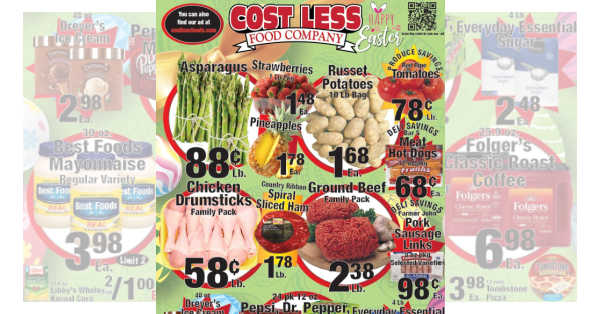 Cost Less Food Weekly Ad (3/27/24 – 4/2/24) Preview