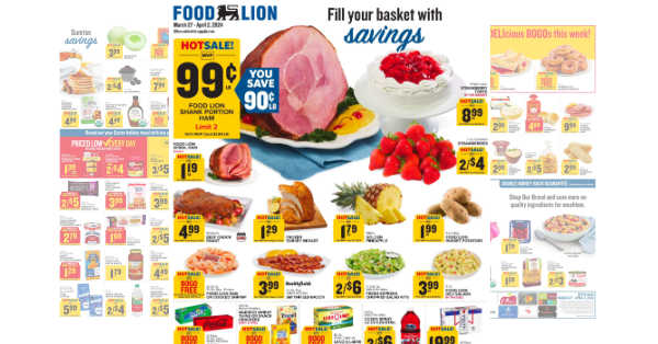 Food Lion Weekly Ad (3/27/24 - 4/2/24)