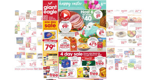 Giant Eagle Weekly (3/28/24 - 4/3/24) Ad Preview