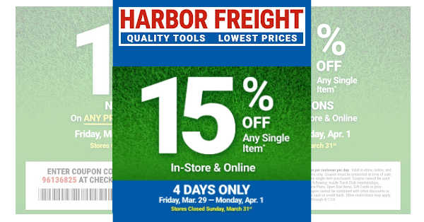 Harbor Freight Flyer (3/29/24 – 4/1/24) Preview