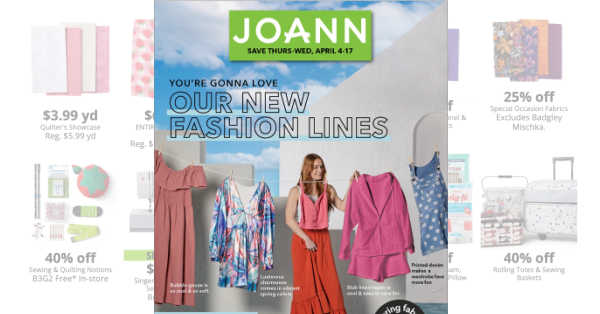 JoAnn Weekly Ad (4/4/24 - 4/17/24) Sales Preview!