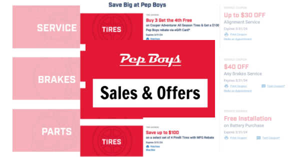 Pep Boys Ad (3/1/24 – 3/31/24) Preview!