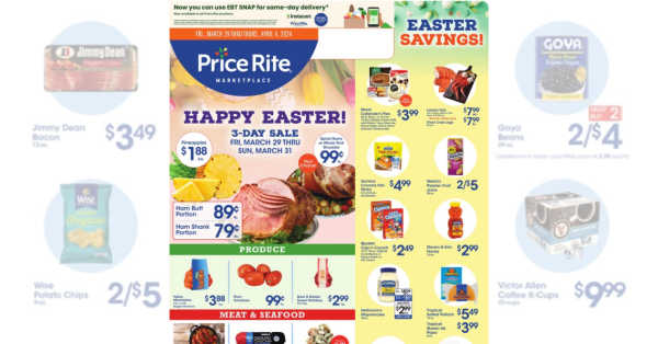 Price Rite Flyer (3/29/24 – 4/4/24) Weekly Ad Circular Preview