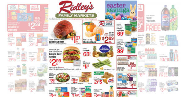 Ridley's Family Markets Ad (3/26/24 - 4/1/24) Weekly Preview