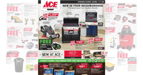 Ace Hardware Weekly Flyer (4/17/24 – 4/30/24) Early Ad