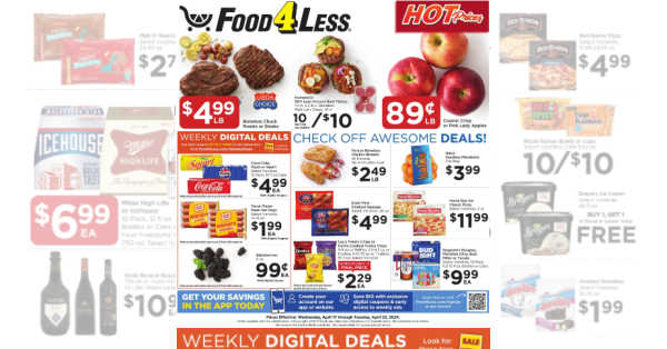 Food 4 Less Weekly Ad (4/17/24 – 4/23/24) Preview