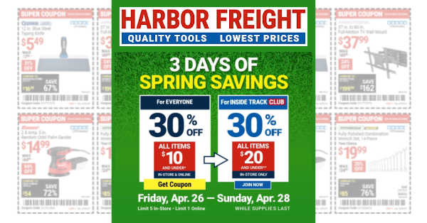 Harbor Freight Flyer (4/26/24 – 4/28/24) Preview