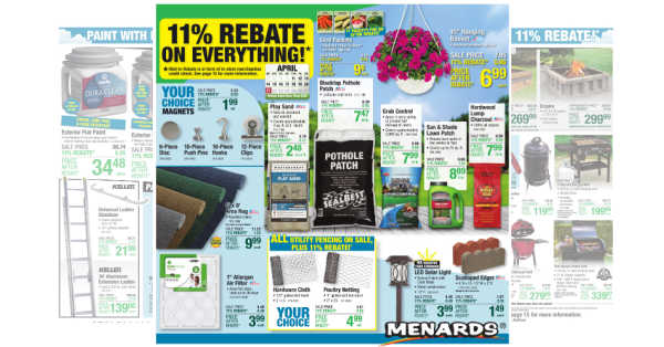 Menards Weekly Ad (4/11/24 - 4/21/24)