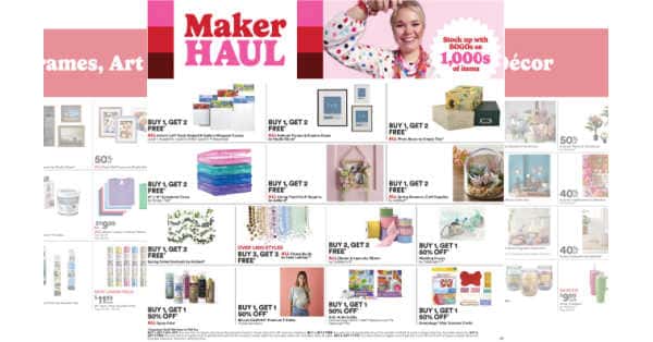 Michaels Weekly Ad (4/21/24 - 4/27/24)