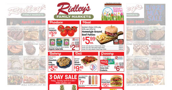 Ridley's Family Markets Ad (4/16/24 - 4/22/24) Weekly Preview
