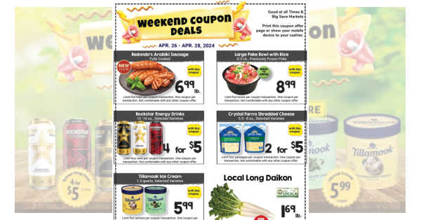 Times Supermarkets Weekly Ad (4/26/24 – 4/28/24) Preview