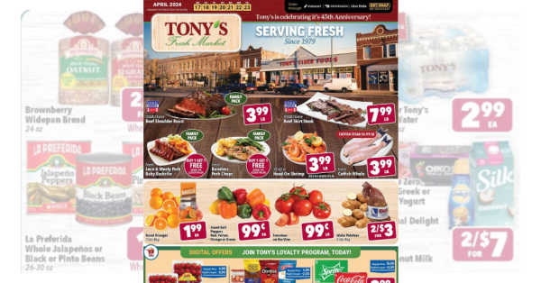 Tony's Ad (4/17/24 – 4/23/24) Tony’s Fresh Market Weekly Ad