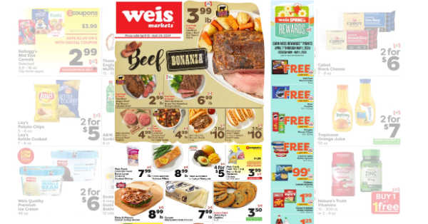 Weis Weekly Ad (4/18/24 - 4/24/24) Flyer Preview