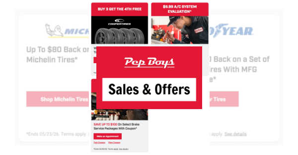 Pep Boys Ad (4/7/26 – 4/30/26) April Preview!