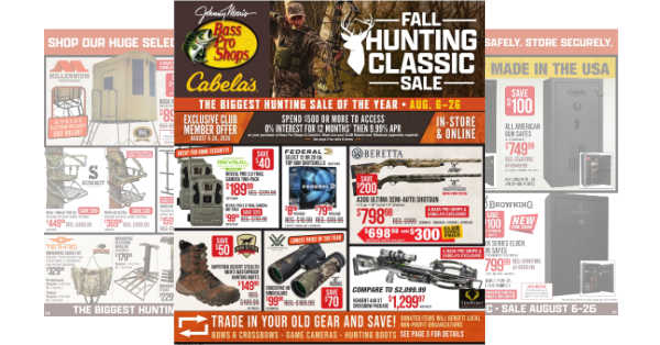 Cabela's Weekly Ad (8/6/26 - 8/26/26)