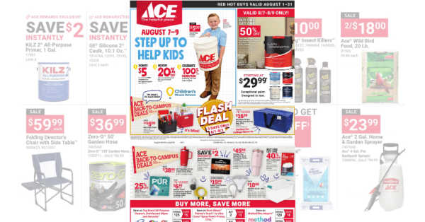 Ace Hardware August Flyer (8/1/26– 8/31/26) Early Ad