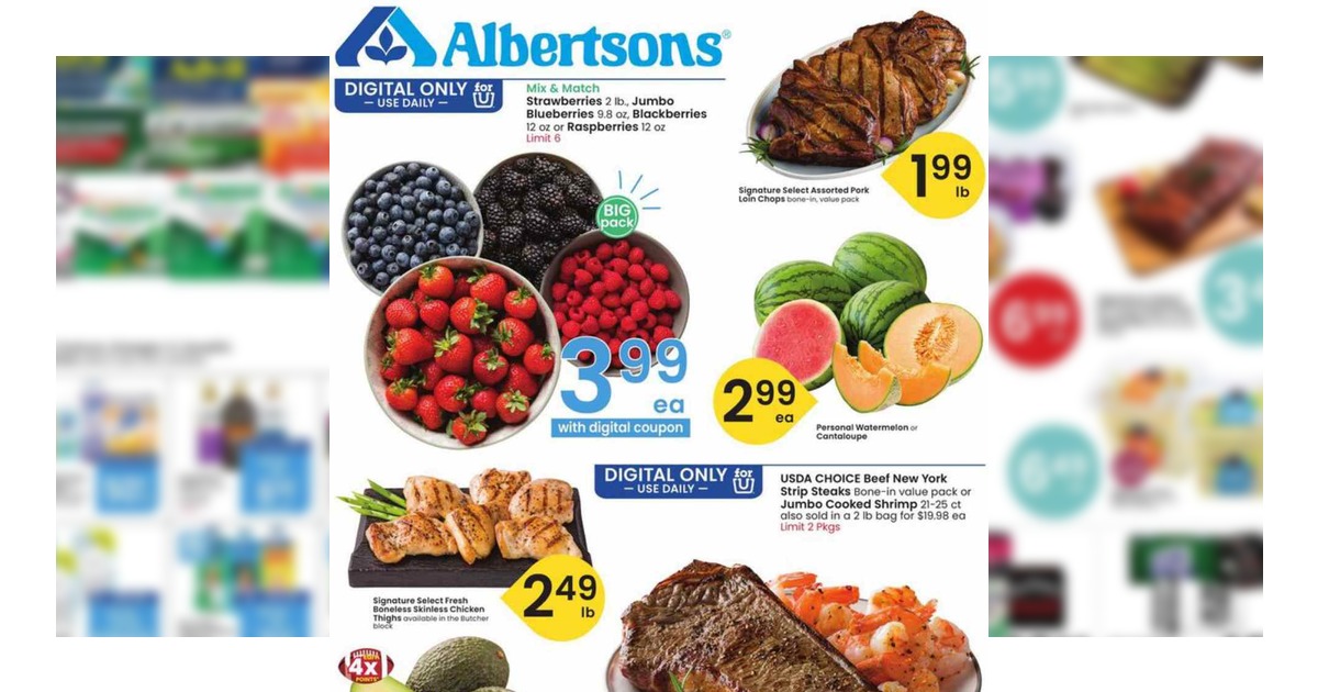 Albertsons Weekly Ad (8/26/26 – 9/1/26) Early Ad Preview
