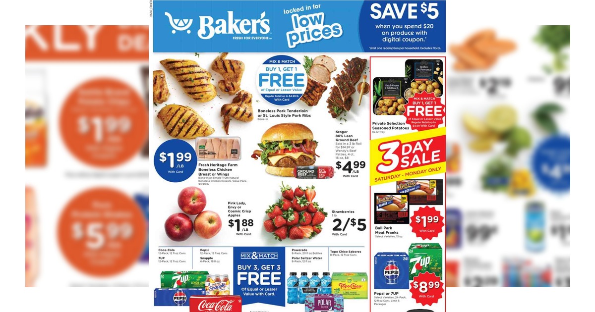Baker's Weekly Ad (8/26/26 – 9/1/26) Preview
