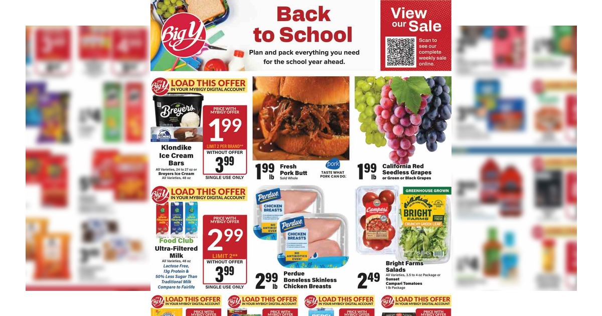 Big Y Flyer (8/20/26- 8/26/26) Weekly Ad Circular Preview