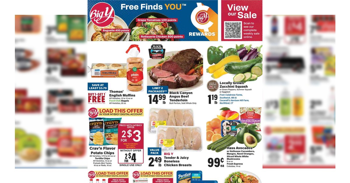 Big Y Flyer (8/27/26- 9/2/26) Weekly Ad Circular Preview