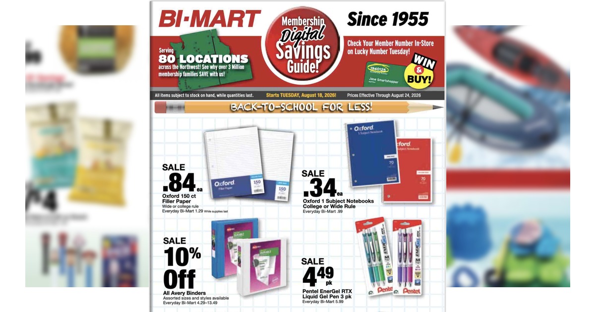 Bi Mart Weekly Ad (8/10/26 - 8/21/26) Preview!