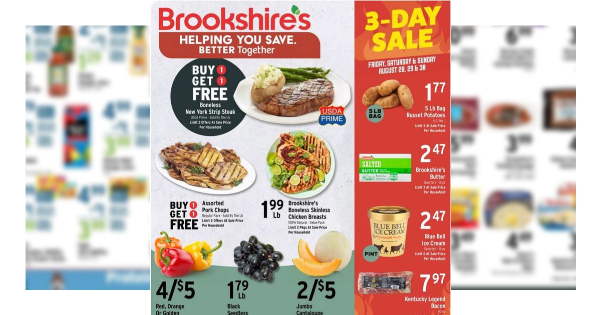 Brookshire's Ad (8/26/26 – 9/1/26) Weekly Flyer Preview