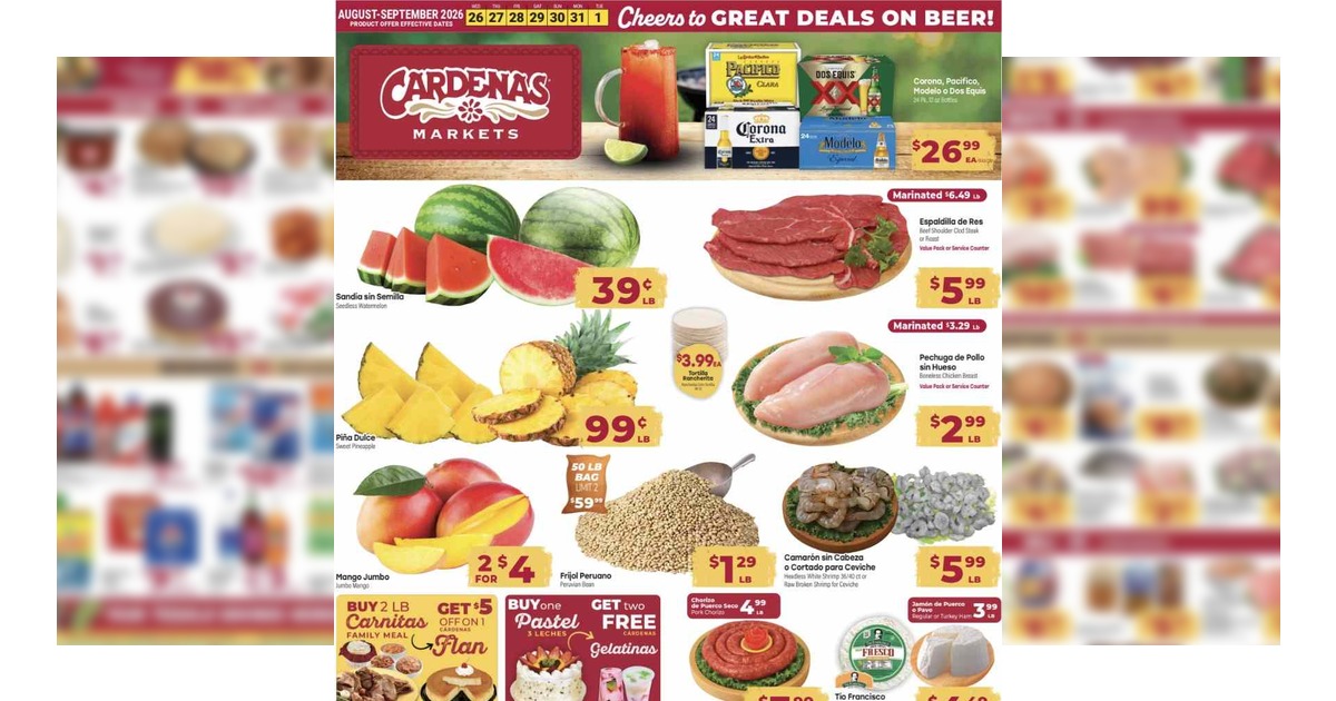 Cardenas Weekly Ad (8/26/26 – 9/1/26) Preview
