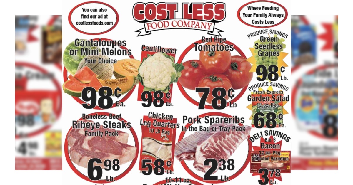 Cost Less Food Weekly Ad (8/26/26 – 9/1/26) Preview