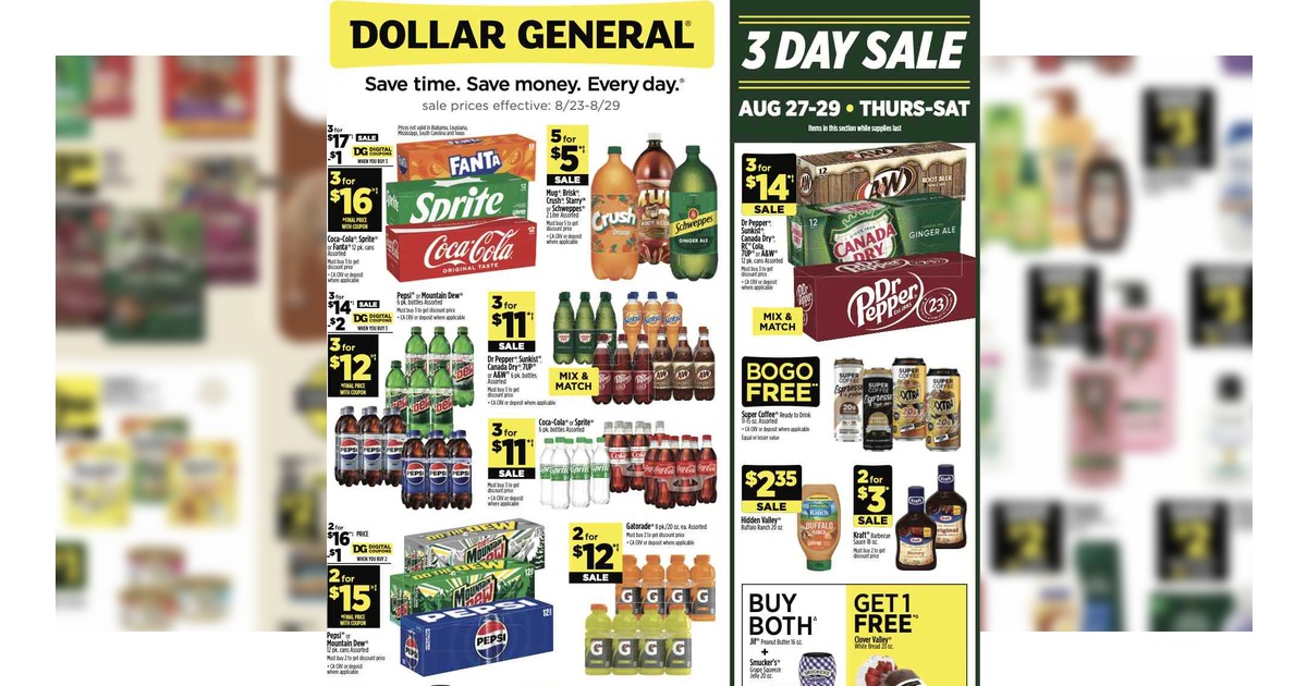 Dollar General Ad (8/23/26 - 8/29/26) Weekly Preview!