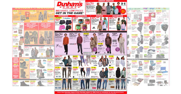 Dunham's Weekly Ad (8/22/26 - 8/27/26)