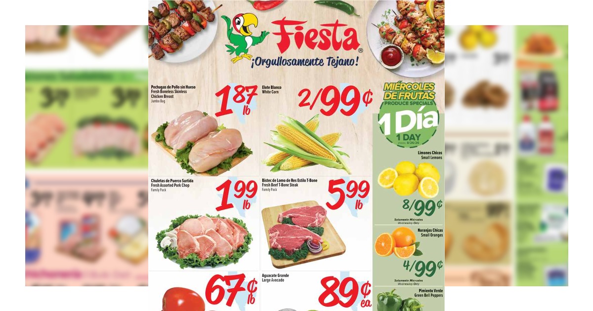 Fiesta Weekly (8/26/26 – 9/1/26) Ad Preview