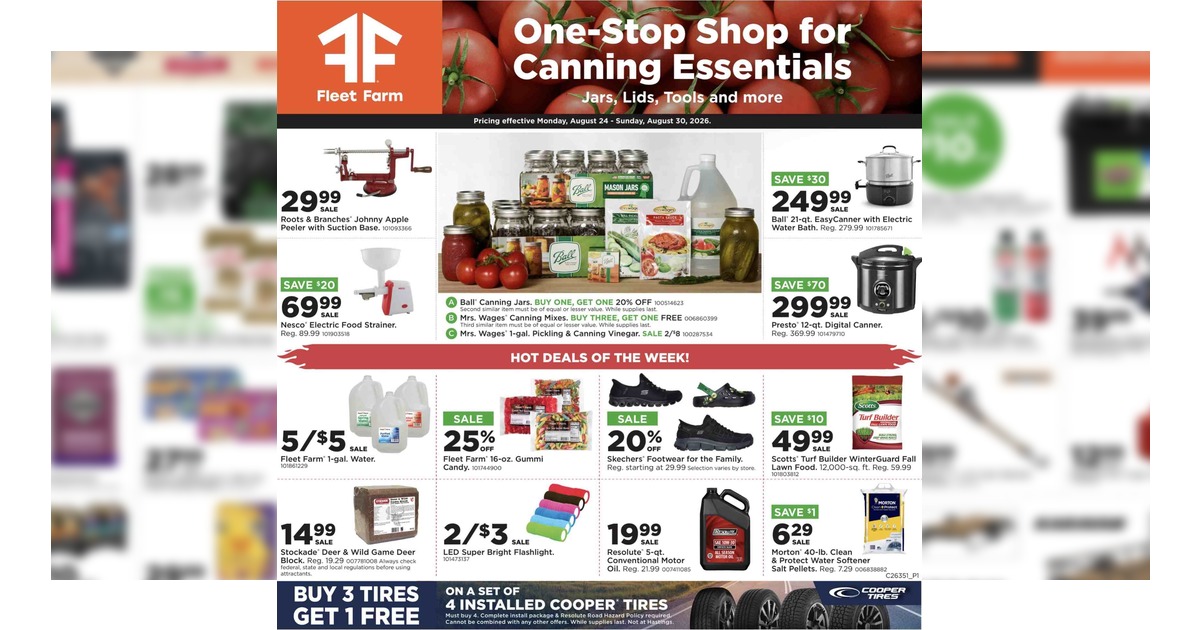 Fleet Farm Weekly Ad (8/24/26 - 8/30/26) Preview!