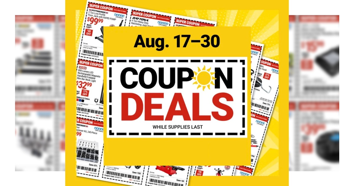 Harbor Freight Weekly Flyer (8/17/26 – 8/30/26) Sales Preview!
