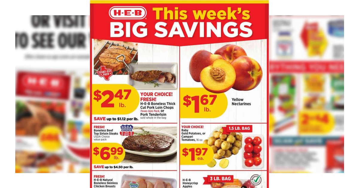 HEB Weekly (8/26/26 – 9/1/26) Ad Preview