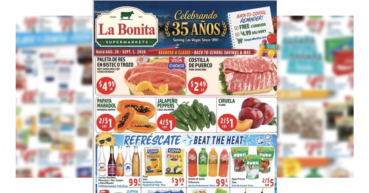 La Bonita Weekly Ad (8/26/26 – 9/1/26) Preview