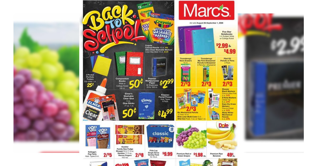 Marc's Weekly (8/26/26 – 9/1/26) Ad