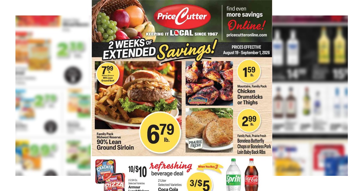 Price Cutter Weekly Ad (8/19/26 – 9/1/26) Preview