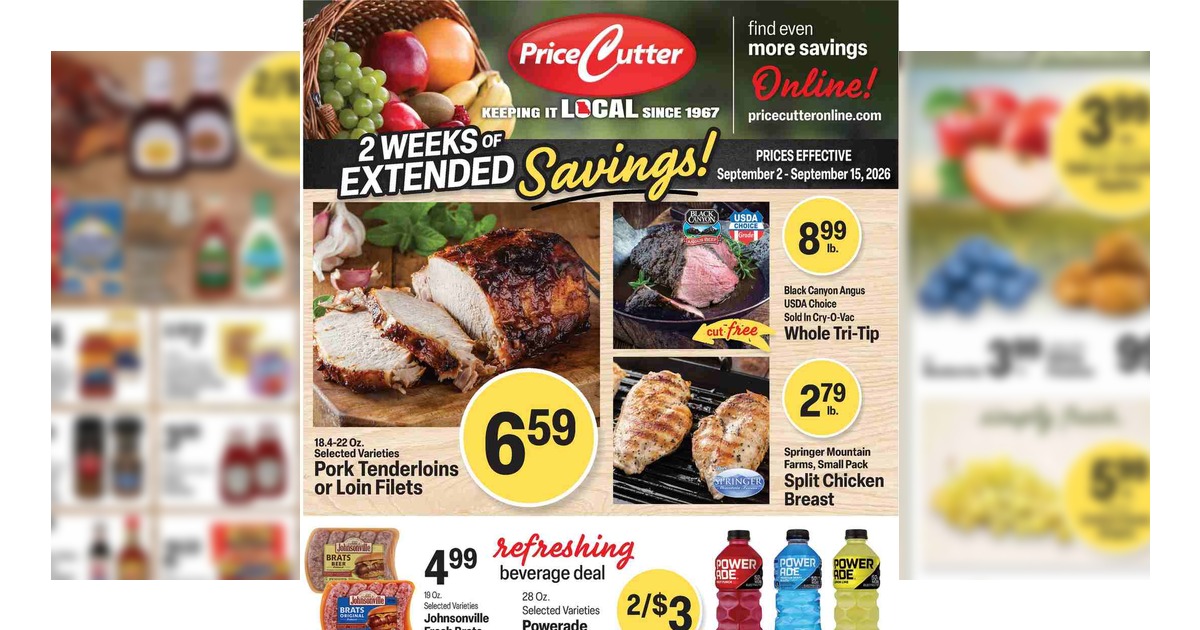 Price Cutter Weekly Ad (9/2/26 – 9/15/26) Preview