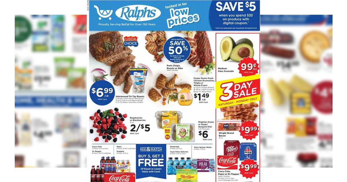 Ralphs Weekly (8/26/26 – 9/1/26) Ad