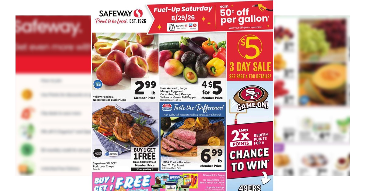 Safeway Weekly Ad (8/26/26 – 9/1/26) Early Preview