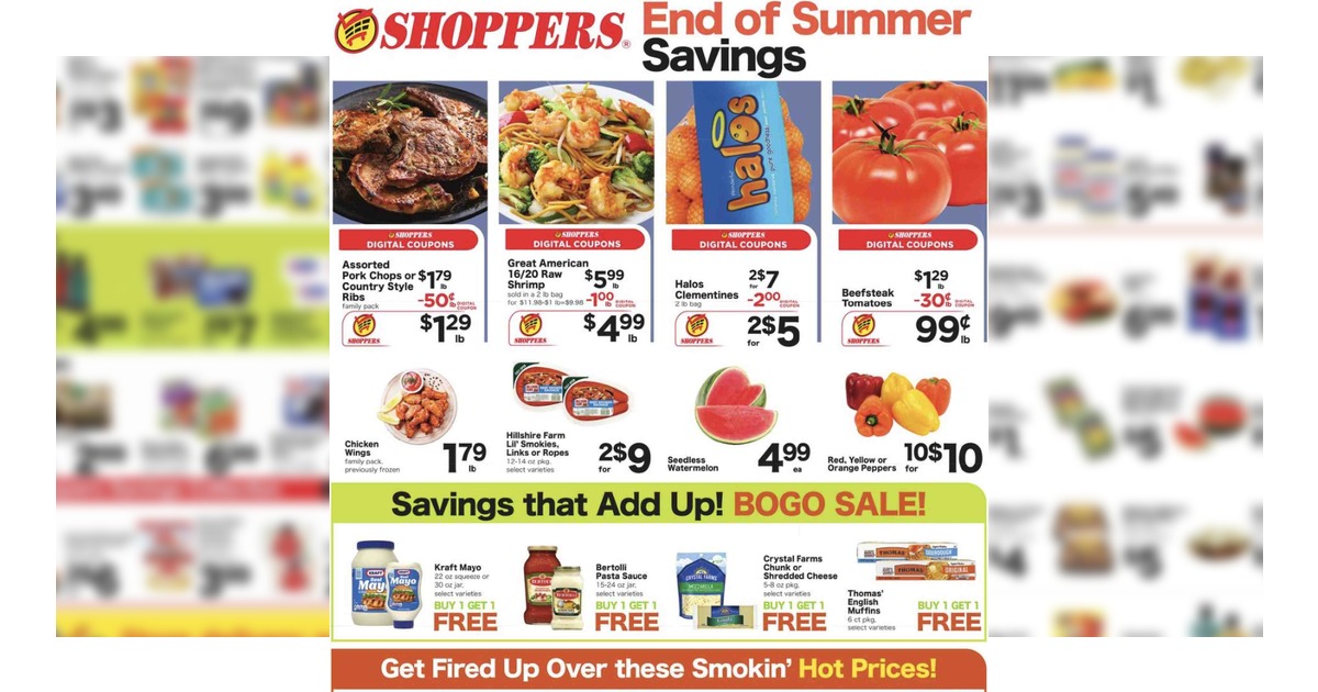 Shoppers Weekly Ad (8/27/26- 9/2/26) Early Preview