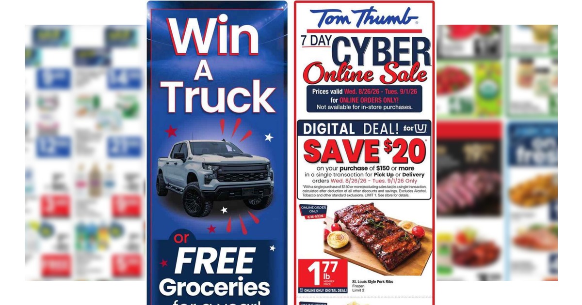Tom Thumb Weekly Ad (8/26/26 – 9/1/26)