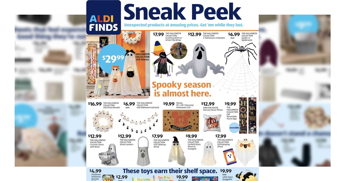 Aldi Weekly Ad (9/9/26 - 9/15/26) Sneak Peek