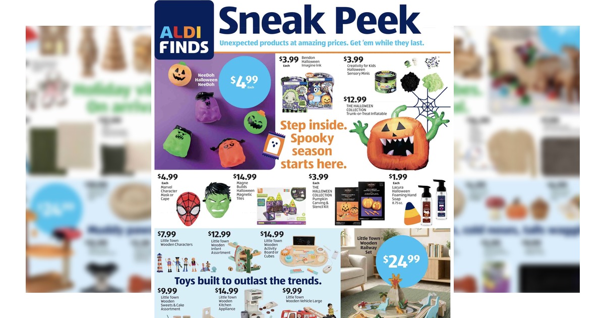Aldi Weekly Ad (10/7/26 - 10/13/26) Sneak Peek