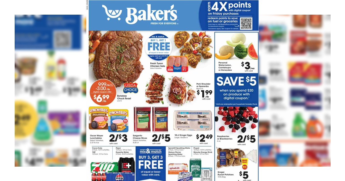 Baker's Weekly Ad (9/9/26 – 9/15/26) Preview