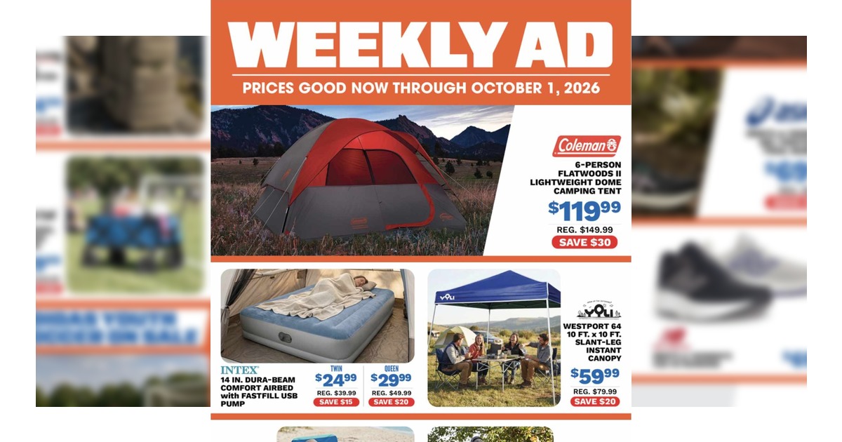 Big 5 Weekly Ad (9/18/26 - 10/1/26) Sales Preview