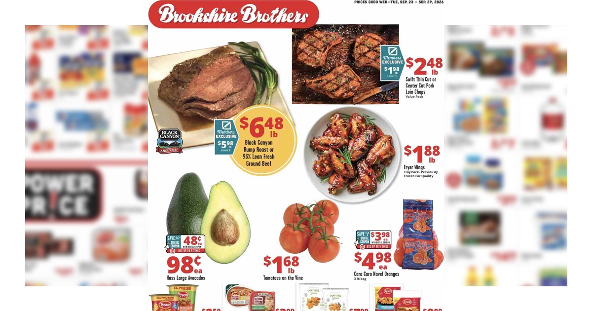 Brookshire Brothers Weekly Ad (9/23/26 – 9/29/26) Preview